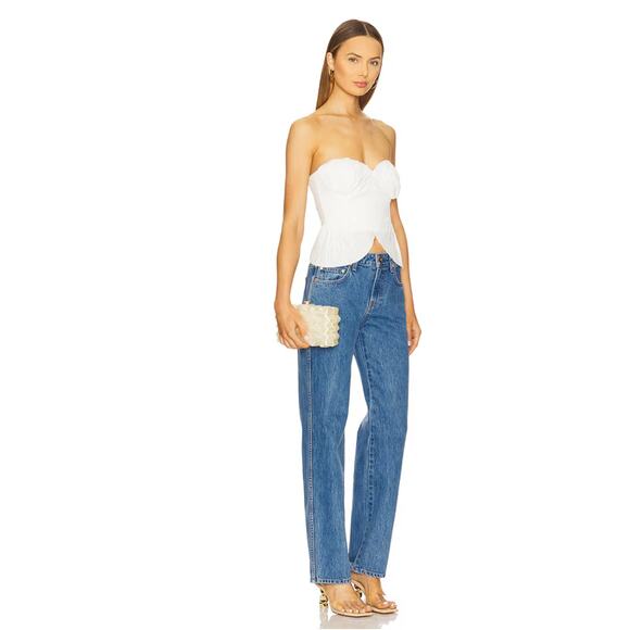 Cult Gaia Paloma Clutch in Ivory - Picture 3 of 12